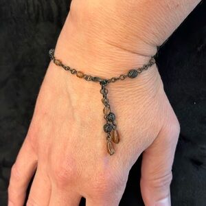 Vintage Czech glass bracelet